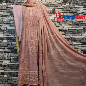 Pakistani Nur 3 piece Peach