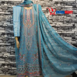 Pakistani Nur 3 piece Blue