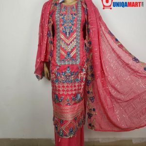 Pakistani 3 piece Cotton candy pink