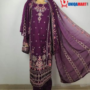 Pakistani 3 piece Purple